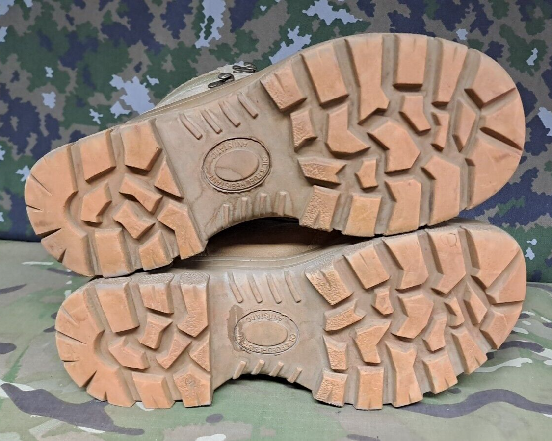 Haix Airpower Desert Boot Army Combat Patrol Boots Summer Beige - 5 UK