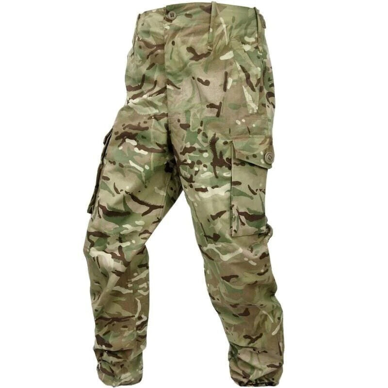 BRITISH ARMY WINDPROOF MTP COMBAT TROUSERS MILITARY SURPLUS FISHING CADET 82/80
