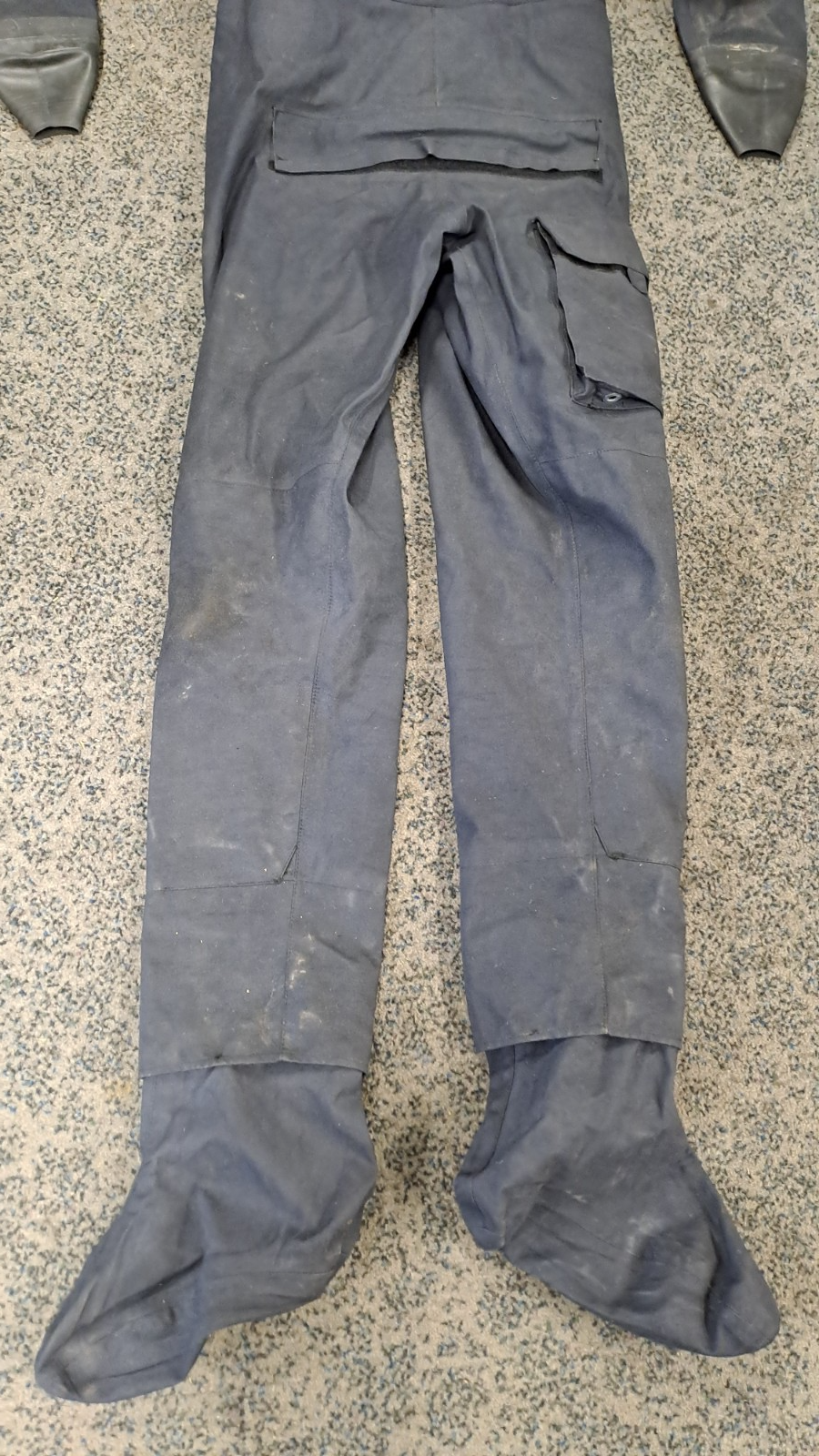 Genuine Typhoon UKSF SAS SBS Navy Blue Gore-Tex Immersion Dry Suit - Large