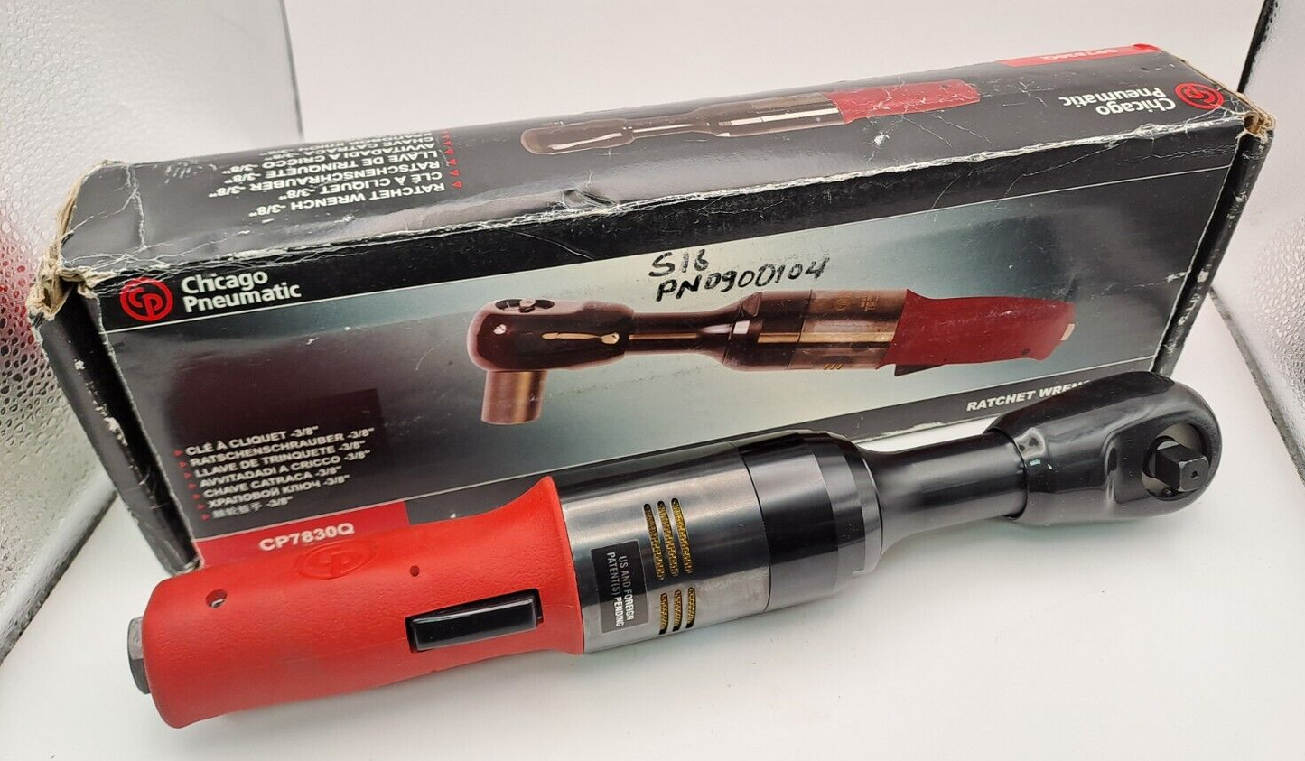 NEW CHICAGO PNEUMATIC CP7830Q 3/8" COMPRESSED AIR RATCHET WRENCH