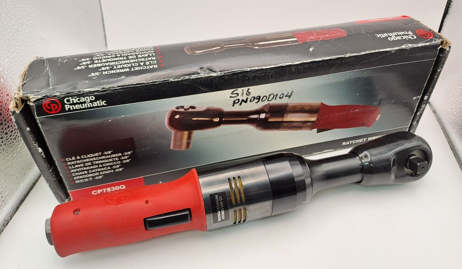 NEW CHICAGO PNEUMATIC CP7830Q 3/8" COMPRESSED AIR RATCHET WRENCH