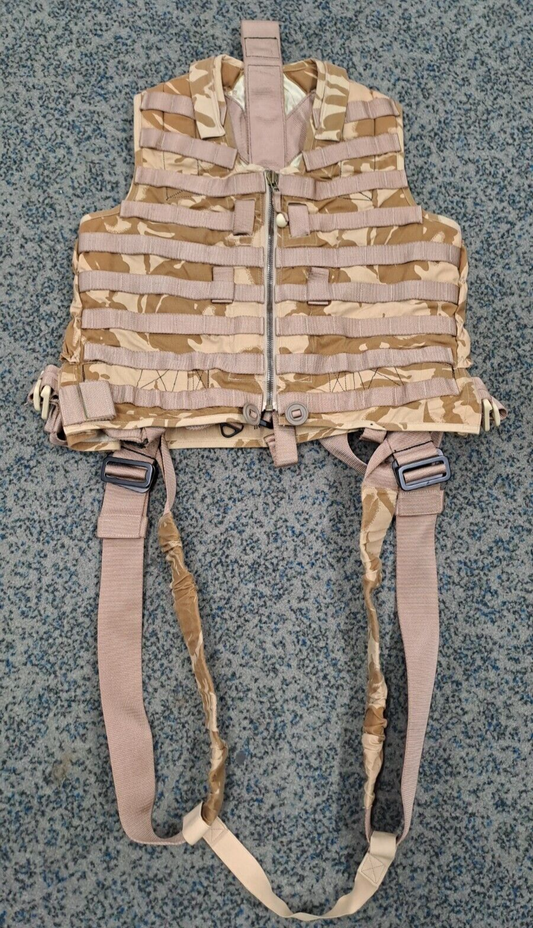 RARE Original RAF Desert DPM MK60 Life Preserver Armour Capable Vest Size 2