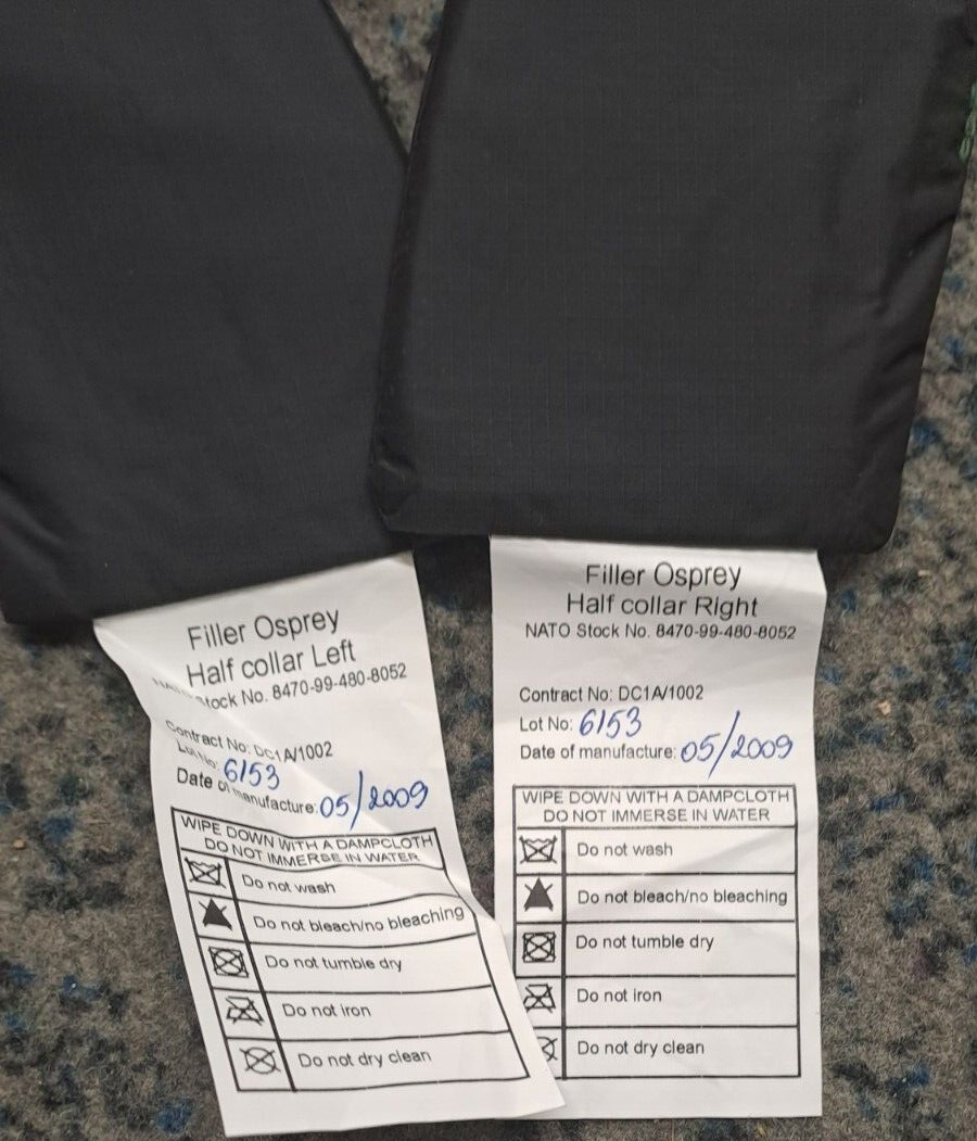 Genuine British Army Military SAS Half Collar MTP with Ballistic Filler Osprey