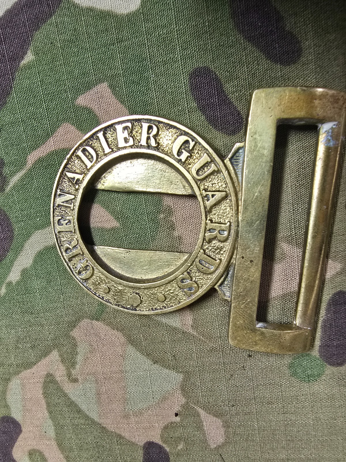 George V Grenadier Guards Waist Belt Clasp – British Army Brass Buckle Original