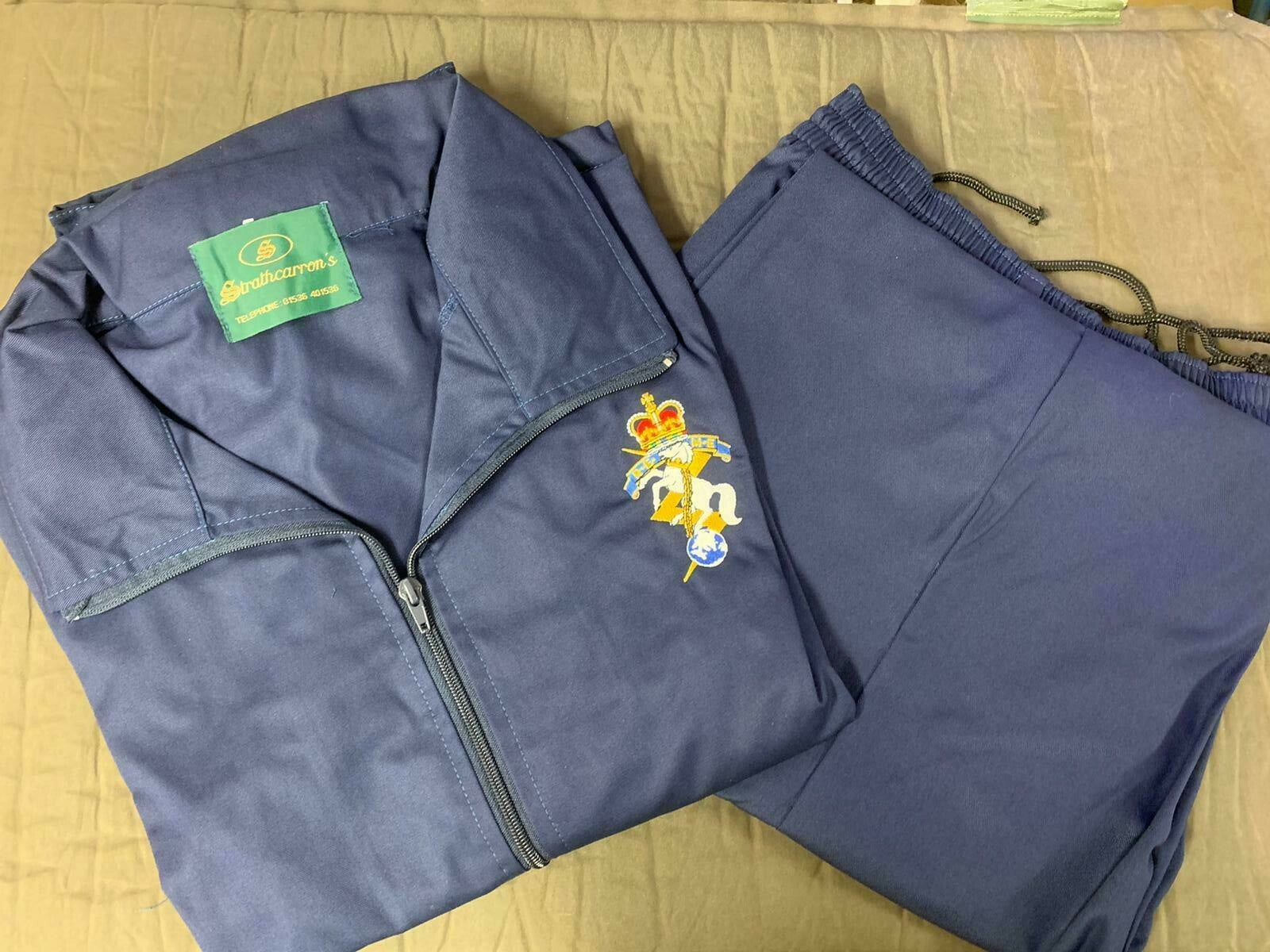 Genuine Bespoke Royal Electrical & Mechanical Engineering (REME) Tracksuit Set.