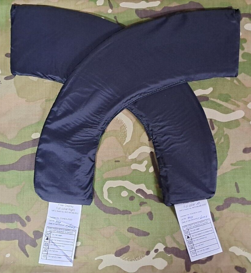 Genuine Army Military Surplus MK2 Osprey Full Collar Filler Plates Black Set