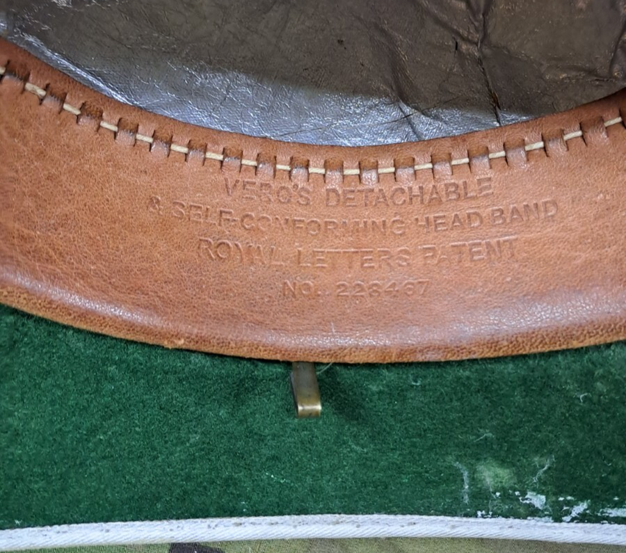 Genuine Vintage British Army Military Issue WW2 Pith Helmet Made By E.W.Vero