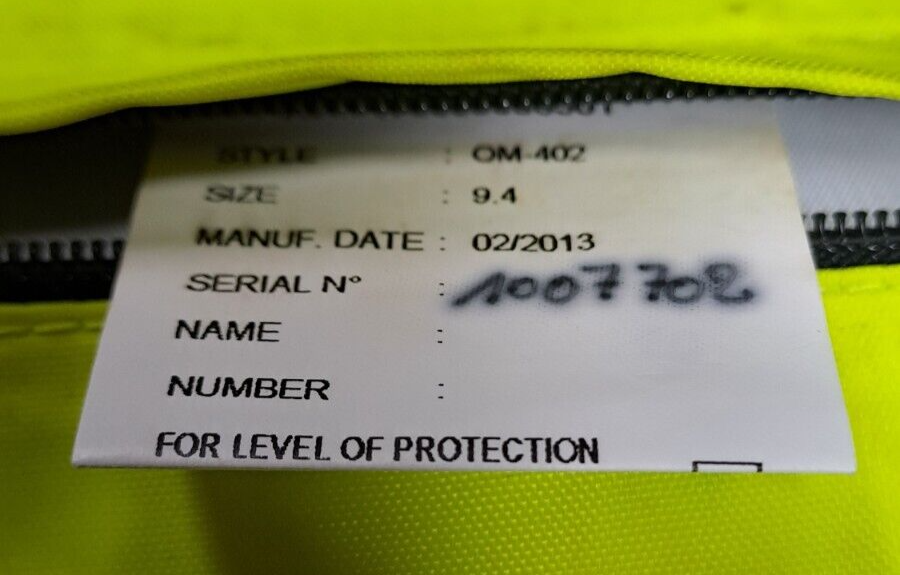 Genuine Ex Police Mehler Vario Body Armour Vest Ballistic Hi Viz - 3XL