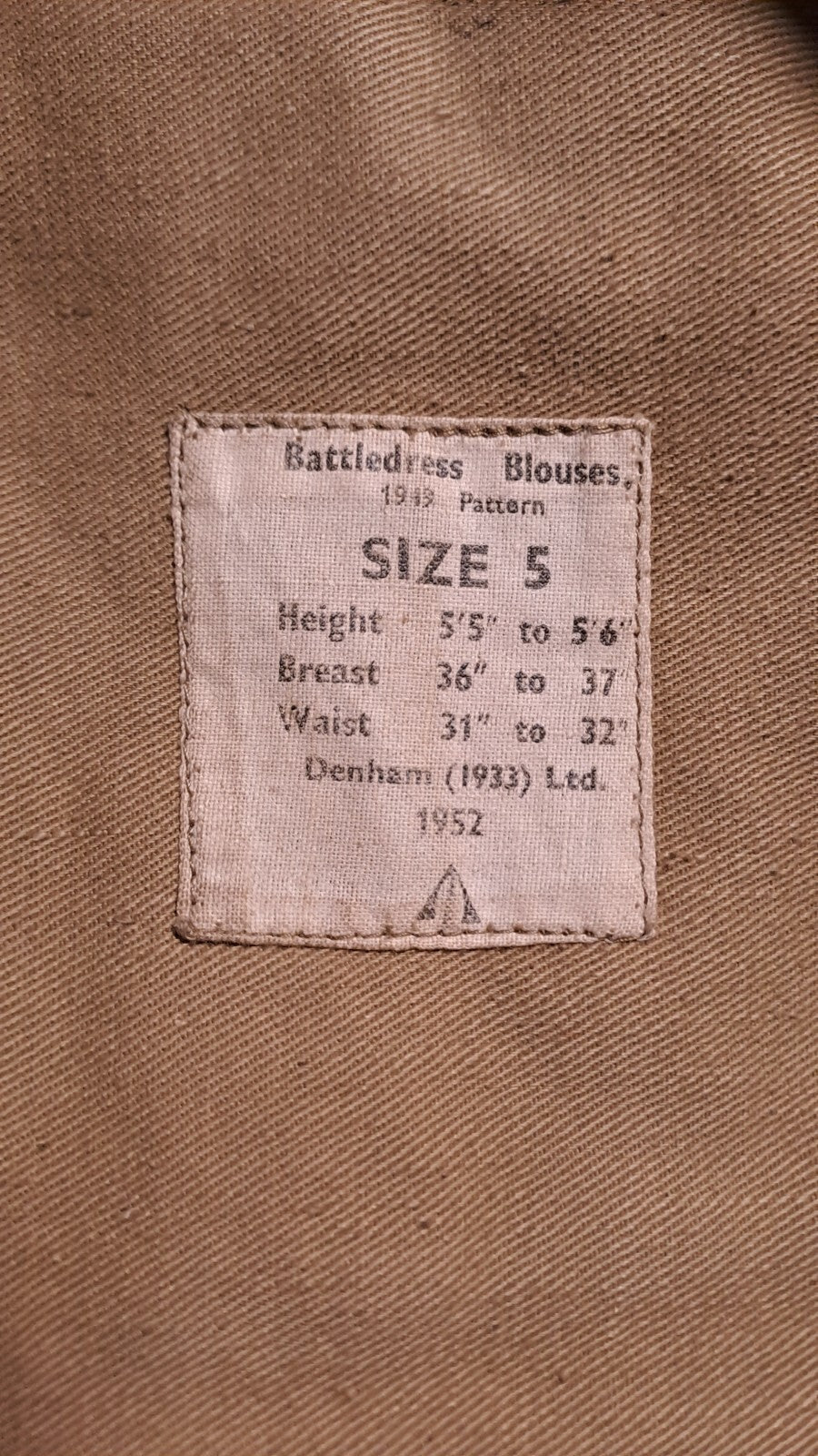 Rare Vintage Post War WW2 1949 Pattern Royal Signals Regiment Battledress