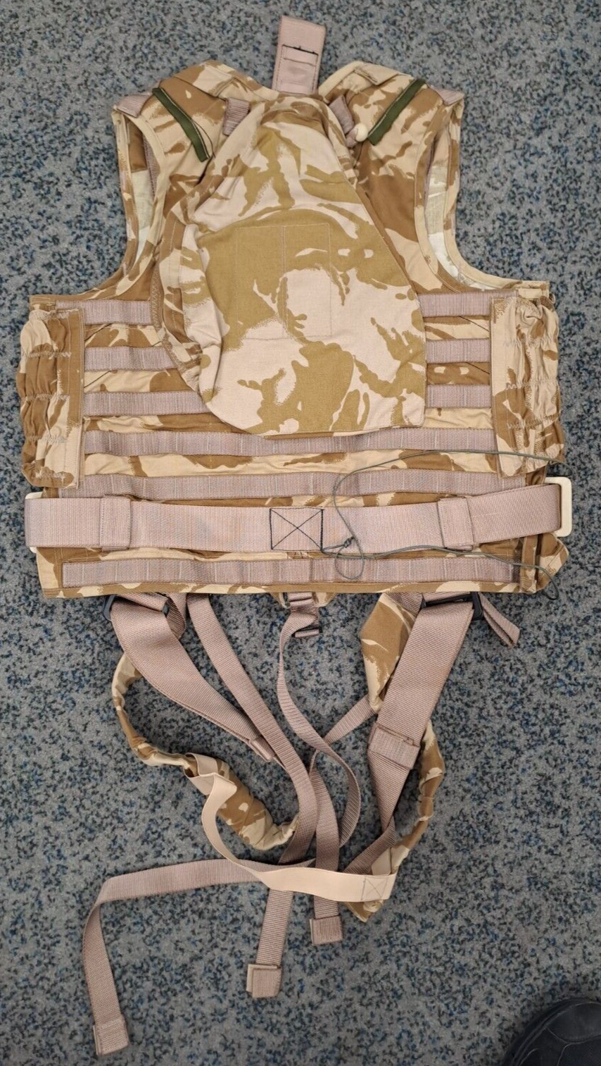 RARE Original RAF Desert DPM MK60 Life Preserver Armour Capable Vest Size 4