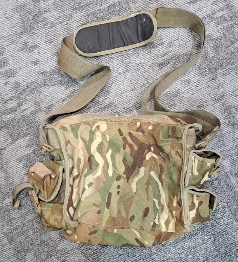 British Army Military Issue MTP Camo Multicam Grab Ammunition Bag With Strap