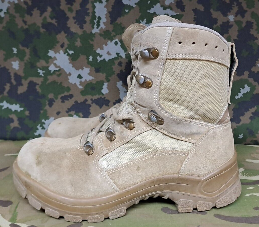 Haix Airpower Desert Boot Army Combat Patrol Boots Summer Beige - 5 UK