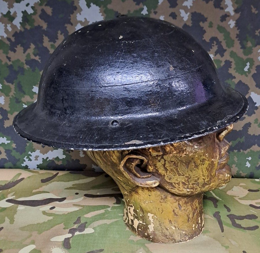 WW2 Original British Army Military Combat Steel Helmet Tommy Brodie & Liner