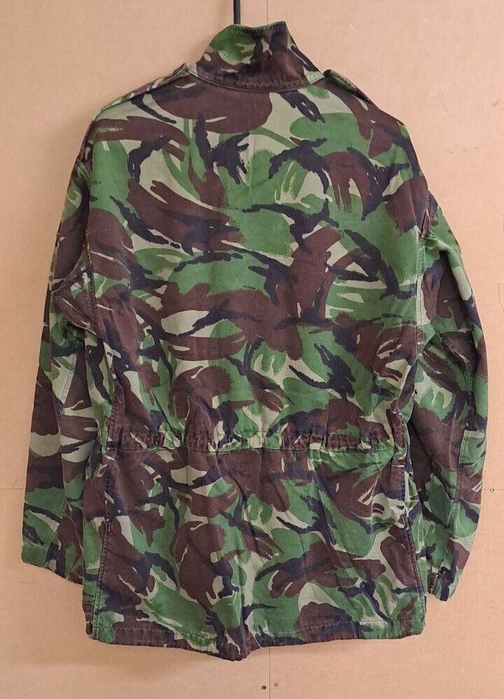 VINTAGE COLD WAR ERA BRITISH ARMY MILITARY DPM CAMO COMBAT SMOCK JACKET  180/112