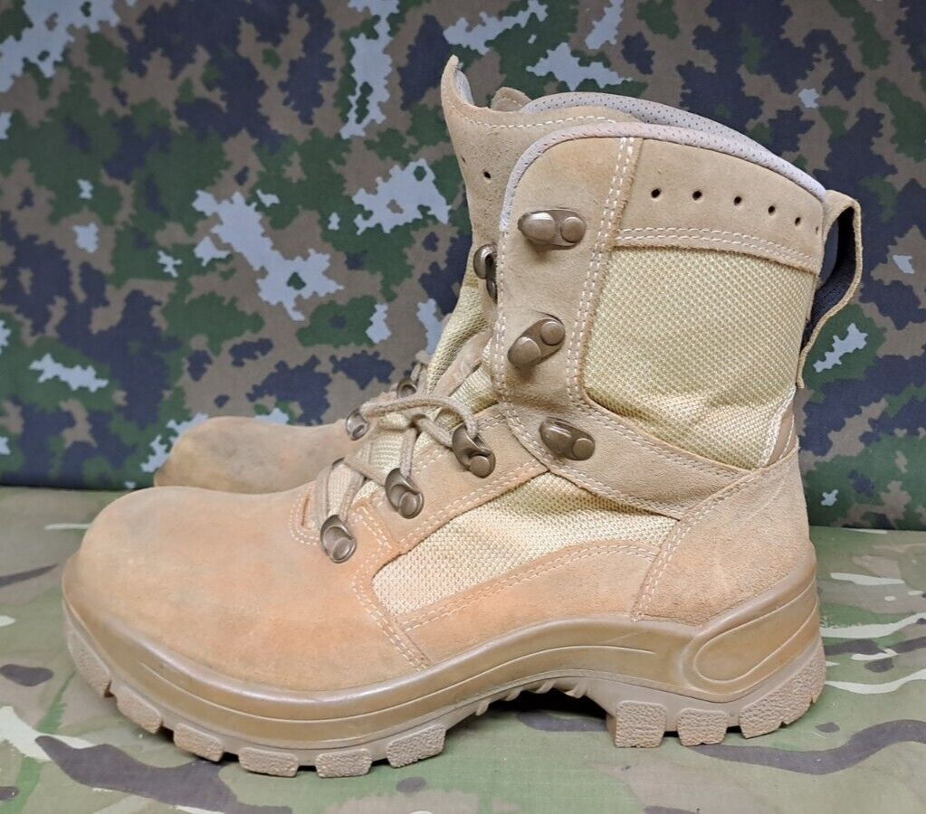 Haix Airpower Desert Boot Army Combat Patrol Boots Summer Beige - 5 UK