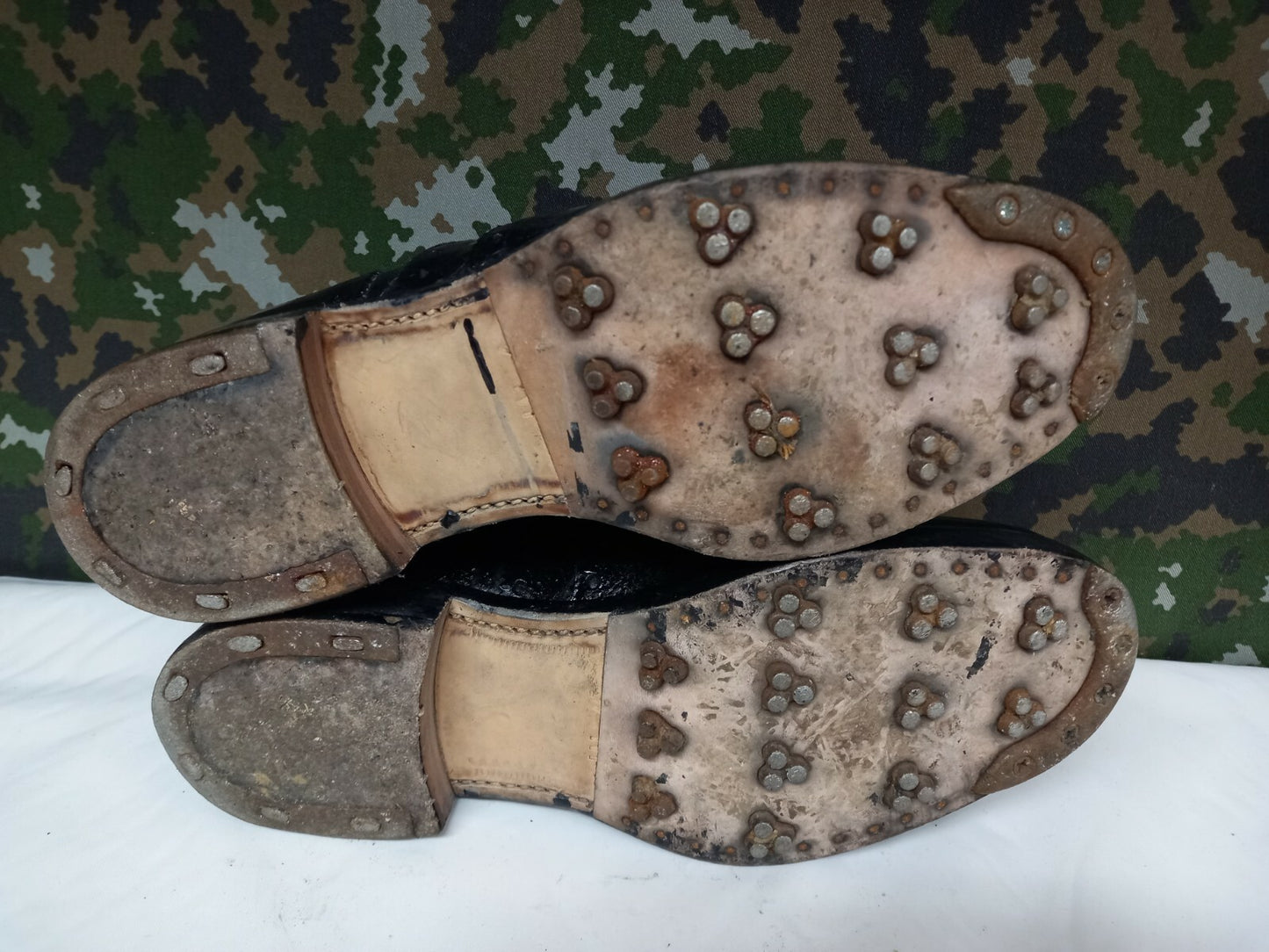 Genuine British Army Highland Issue Service Dress Shoes Brogues / Blakeys - 7 M