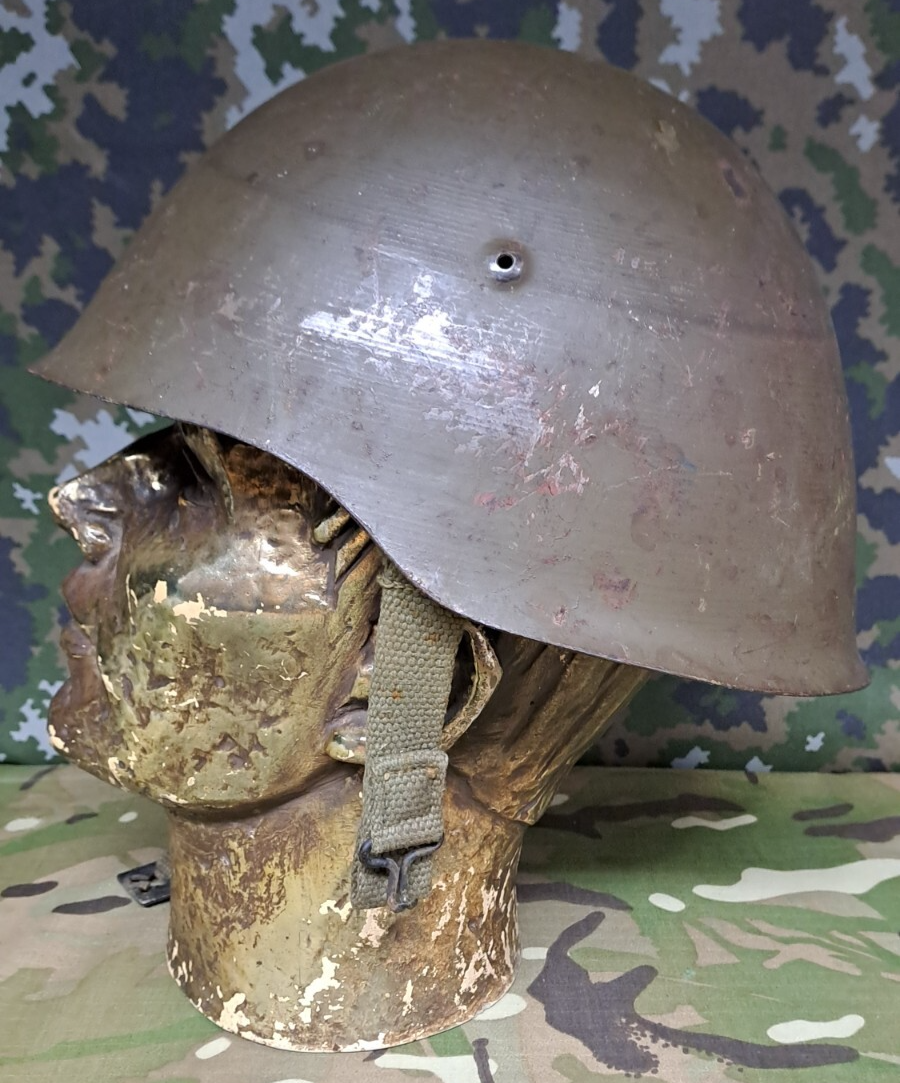 Genuine WWII WW2 Portuguese M940/63 Helmet Portugal Army Field Gear Militaria