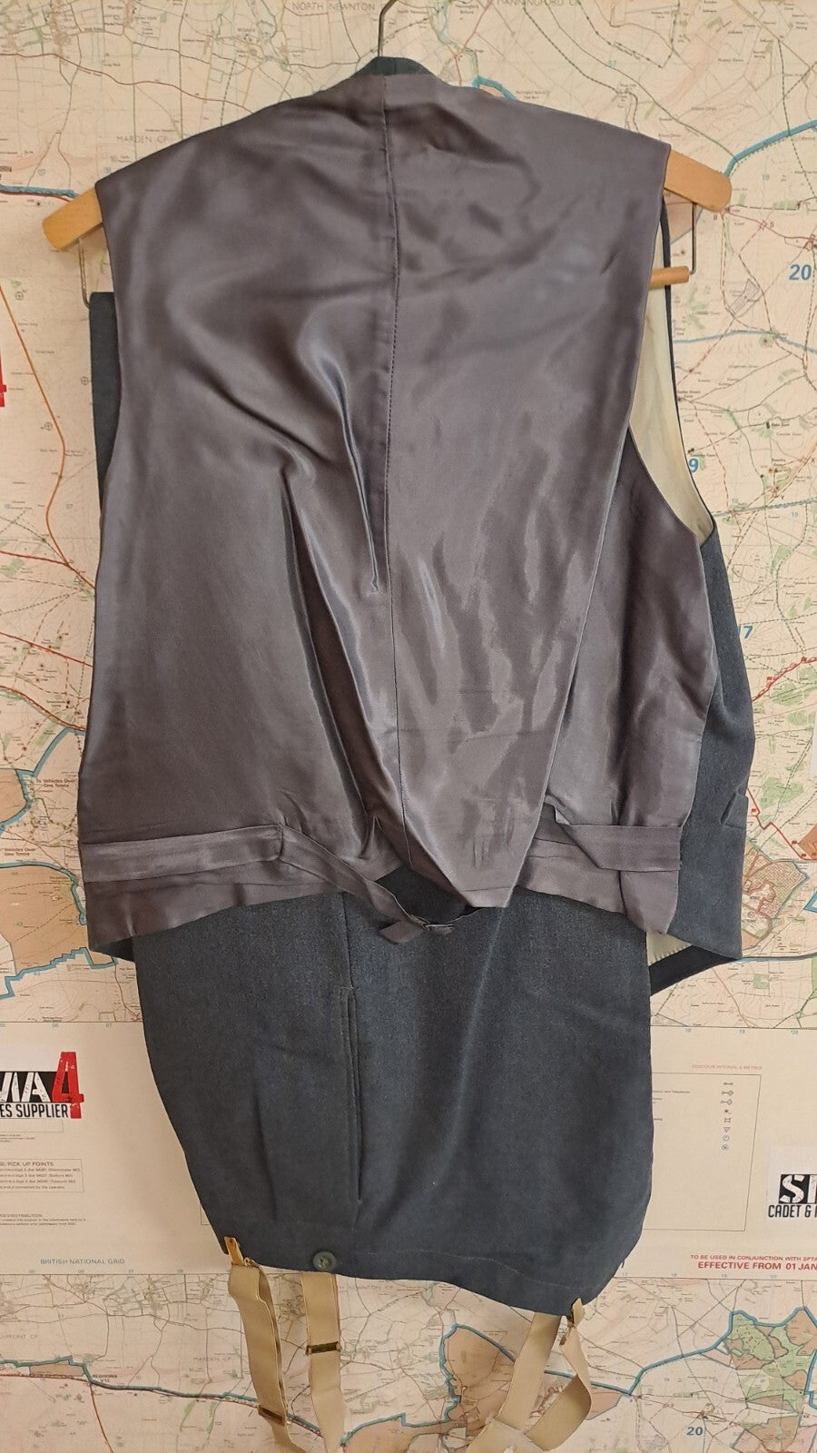 Vintage British Royal Air Force RAF full Officer’s Mess Dress Uniform 1950's