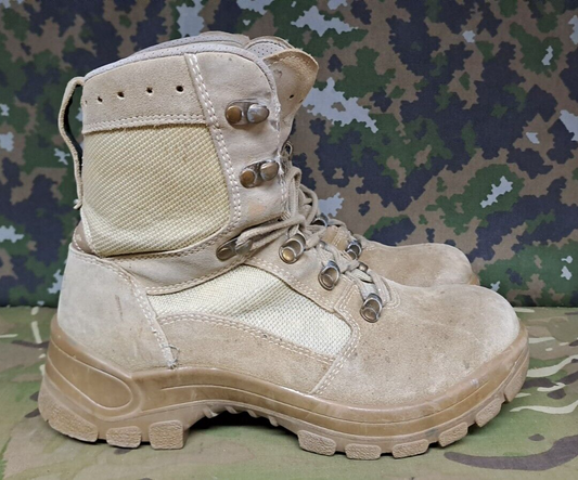 Haix Airpower Desert Boot Army Combat Patrol Boots Summer Beige - 5 UK