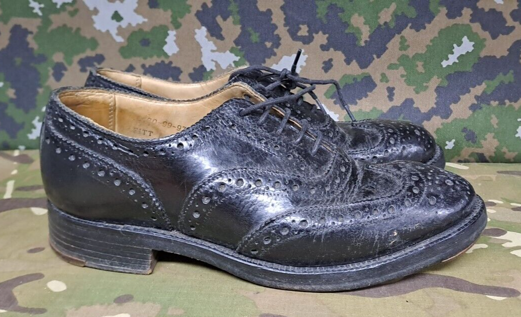 Genuine British Army Military Highland Issue Service Dress Shoes Brogues - 6 M