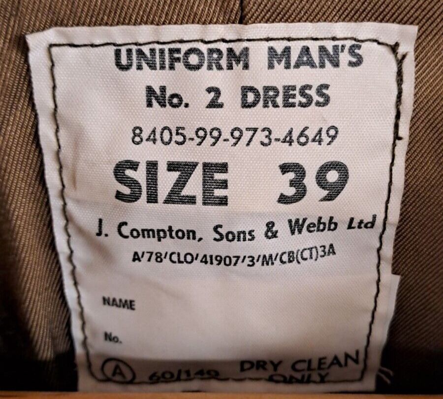 Genuine British Army Military Surplus No2 Dress Parade Jacket Tunic Regiment