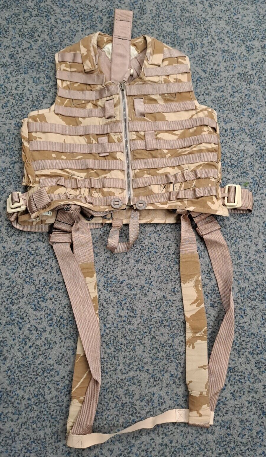 RARE Original RAF Desert DPM MK60 Life Preserver Armour Capable Vest Size 2