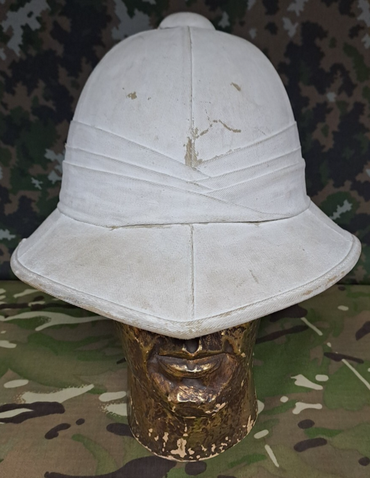 Genuine Vintage British Army Military Issue WW2 Pith Helmet Made By E.W.Vero