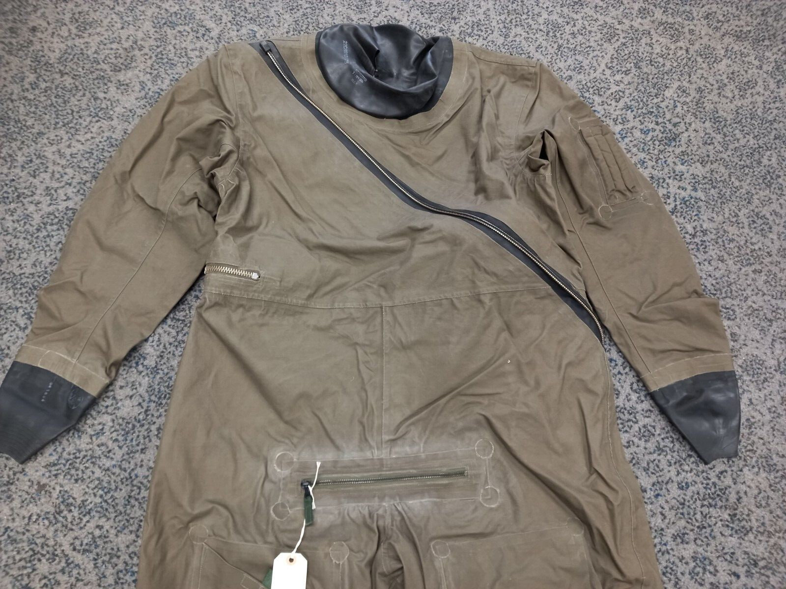 Beaufort Aircrew Jet Pilot Immersion Coverall MK10 Suit Green Army Issue - 9