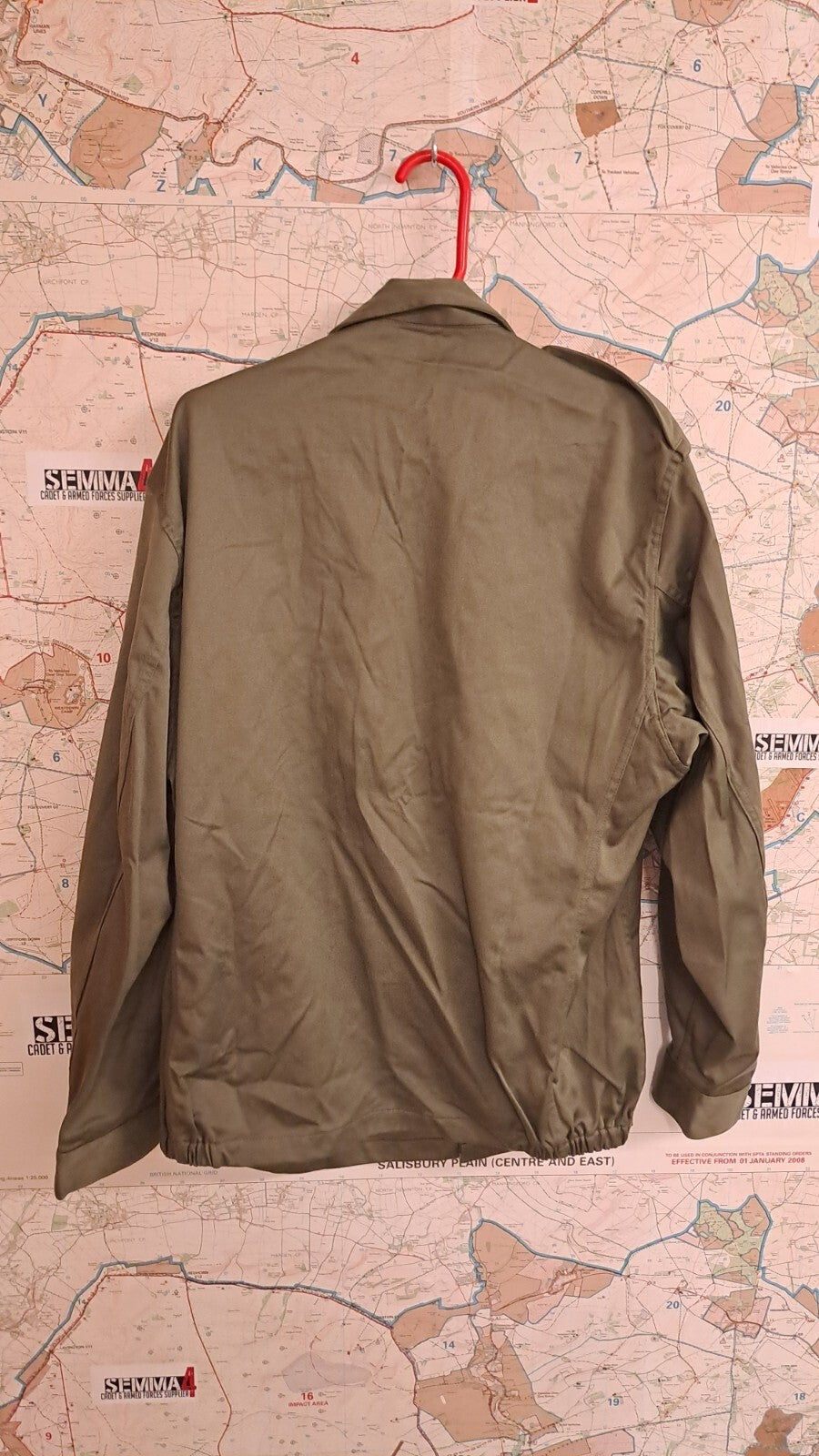 Rare Socovet Bais Vintage French Army Military Jacket Coat Size L