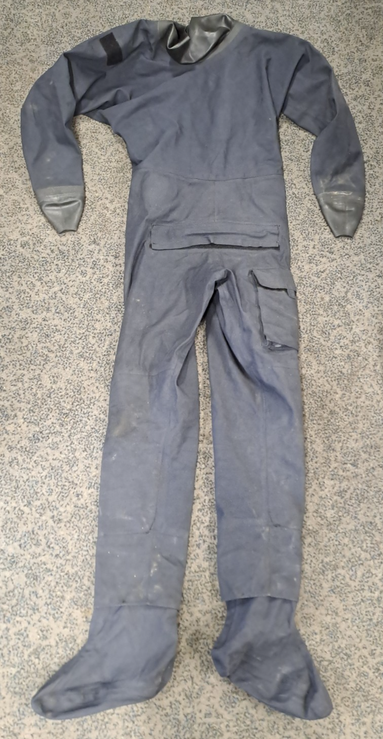 Genuine Typhoon UKSF SAS SBS Navy Blue Gore-Tex Immersion Dry Suit - Large