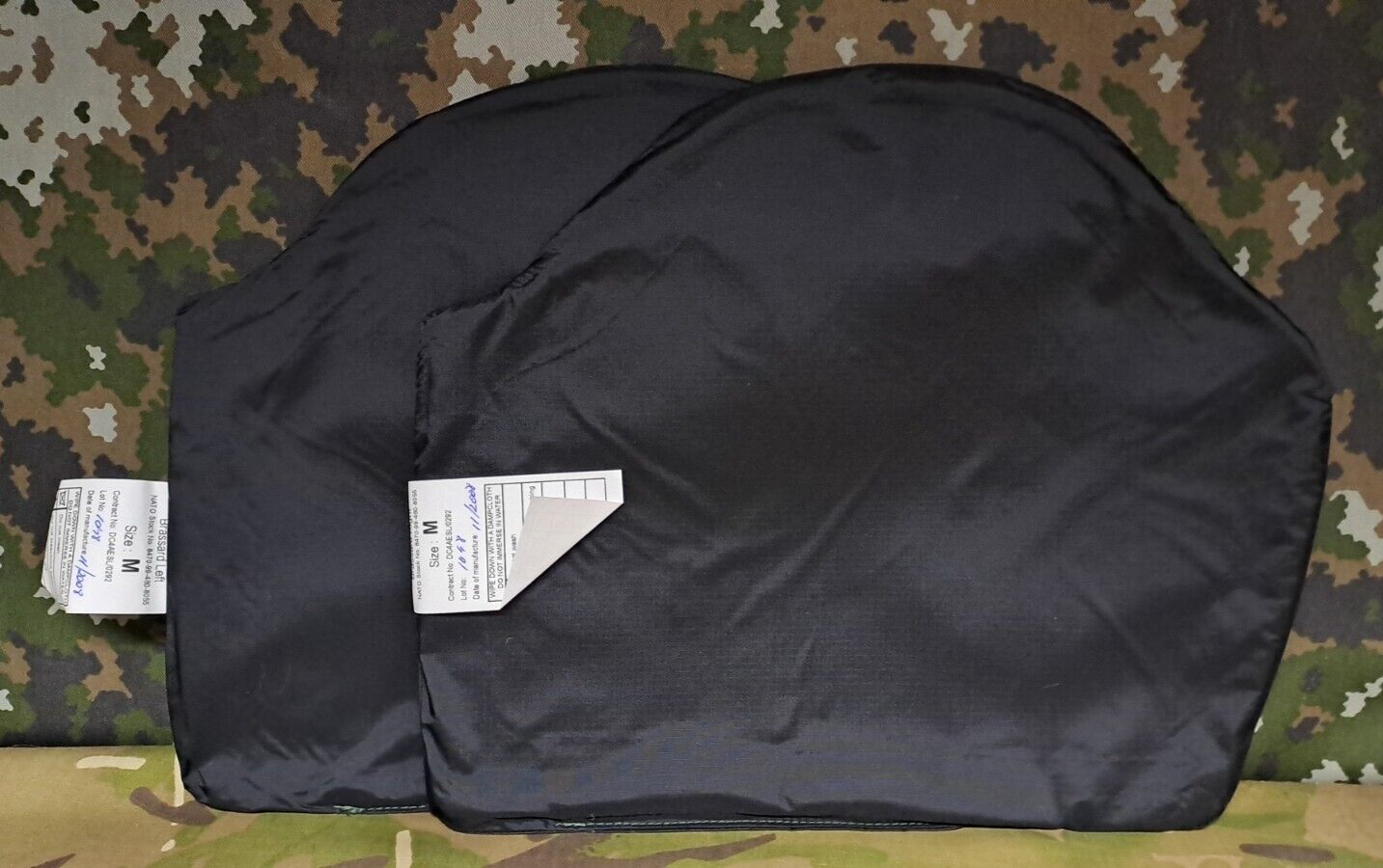 Genuine British Army Military SAS Osprey Brassard Ballistic Soft Filler Plates