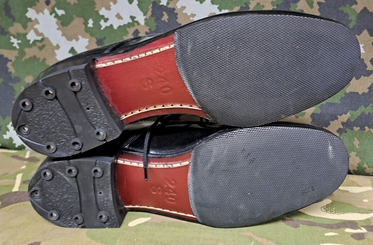 NEW Women's British Army Military Surplus Formal Parade Dress Leather Shoes 5 UK