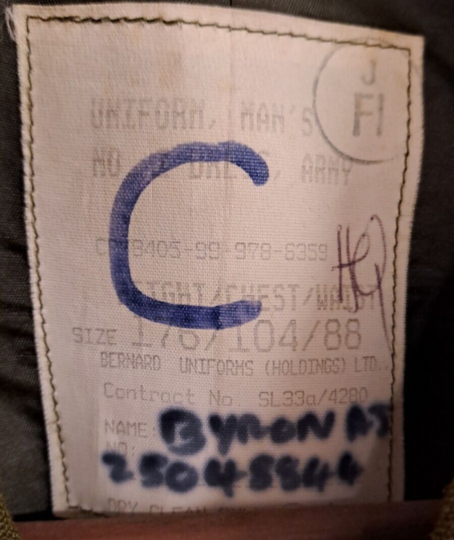 Genuine British Army Military Surplus No2 Dress Jacket Tunic Dragoon Guards