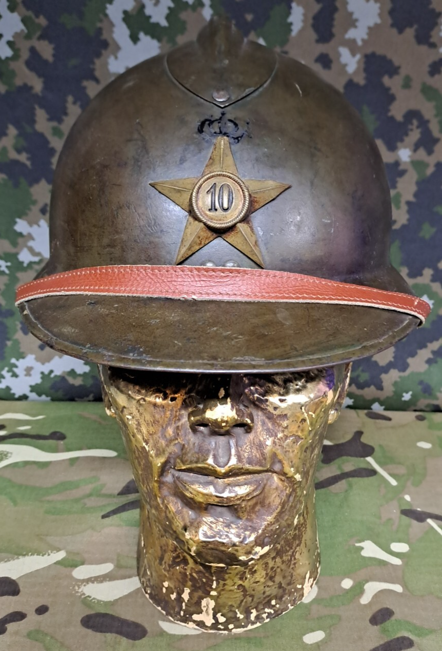 Original WW2 French Army M1926 Model Adrian Helmet - Complete with Liner & Strap