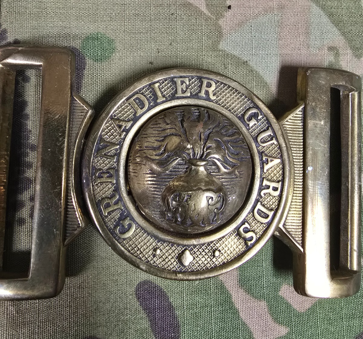 George V Grenadier Guards Waist Belt Clasp – British Army Brass Buckle Original