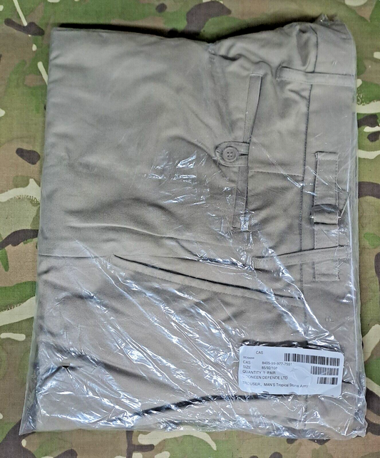 New Tropical Stone Trousers British Army Temperate Safari Dress Uniform 85/92