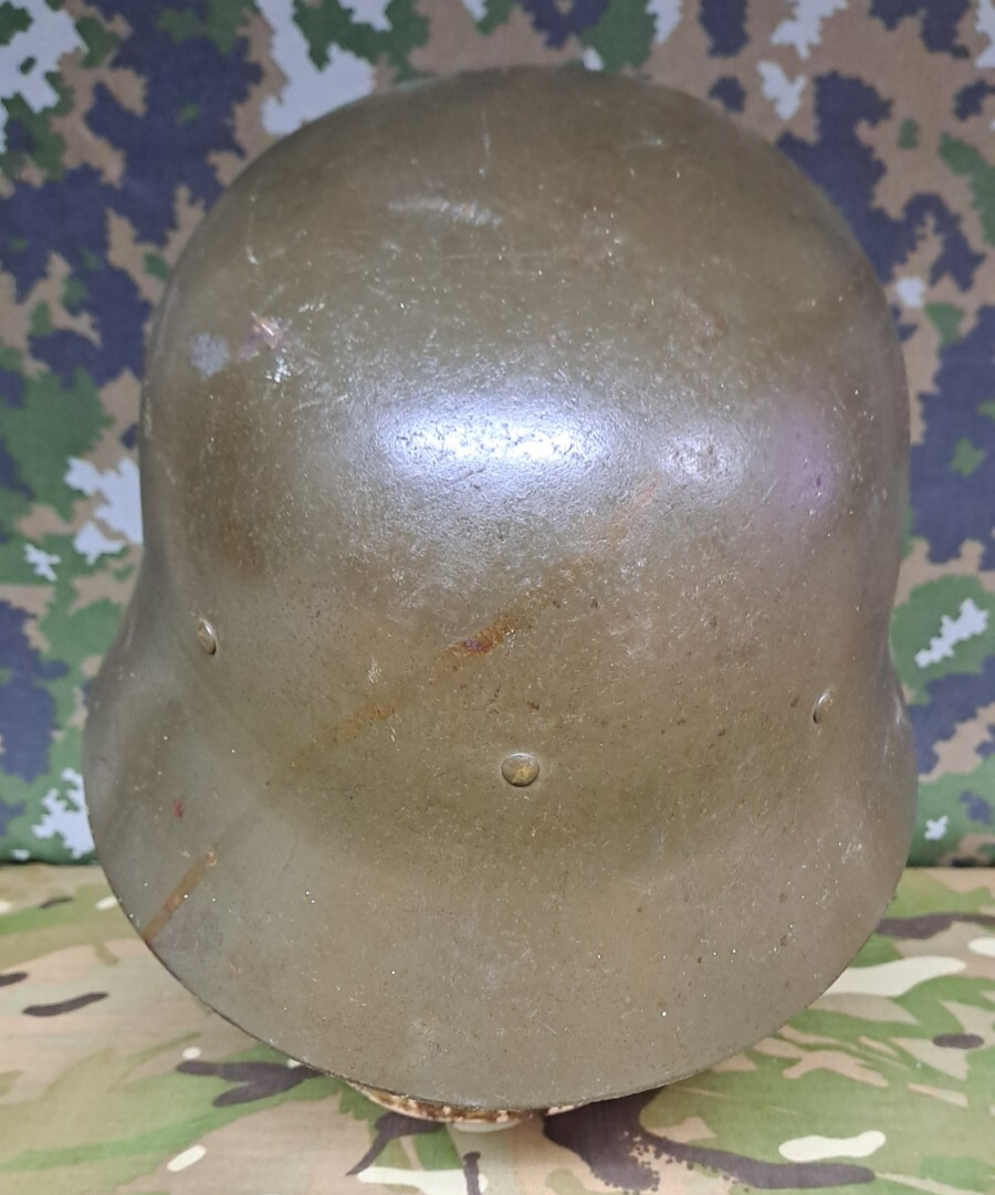 WW2 Spanish Army Military Civil War Modelo Z M1942 Steel Helmet & Liner
