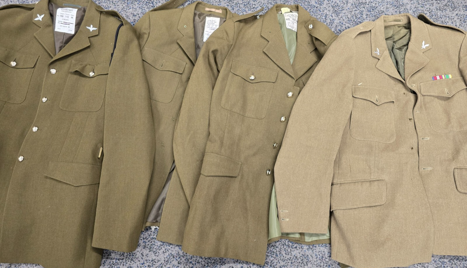 Huge Warehouse Clearout Joblot Vintage Military Uniform Trousers, Tunics, Shirts