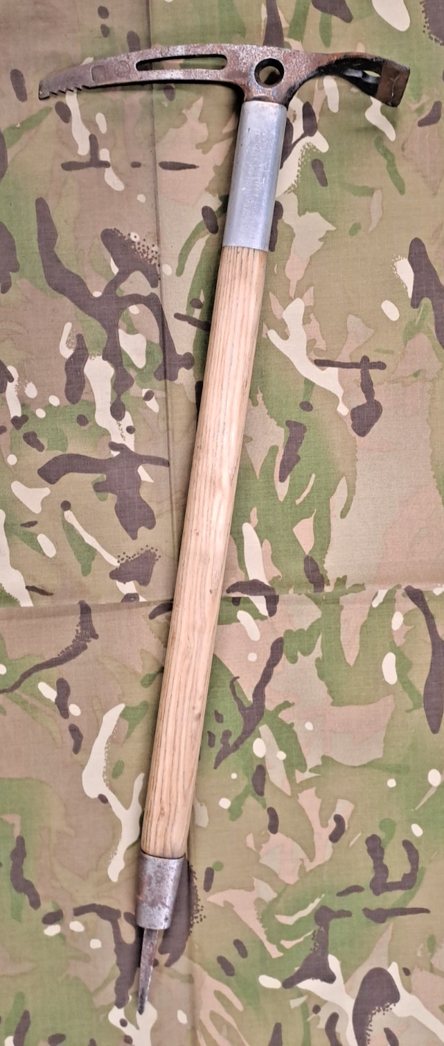 Vintage Mountaineering Climbing 80cm Ice Axe Camp Interalp Premana Italy