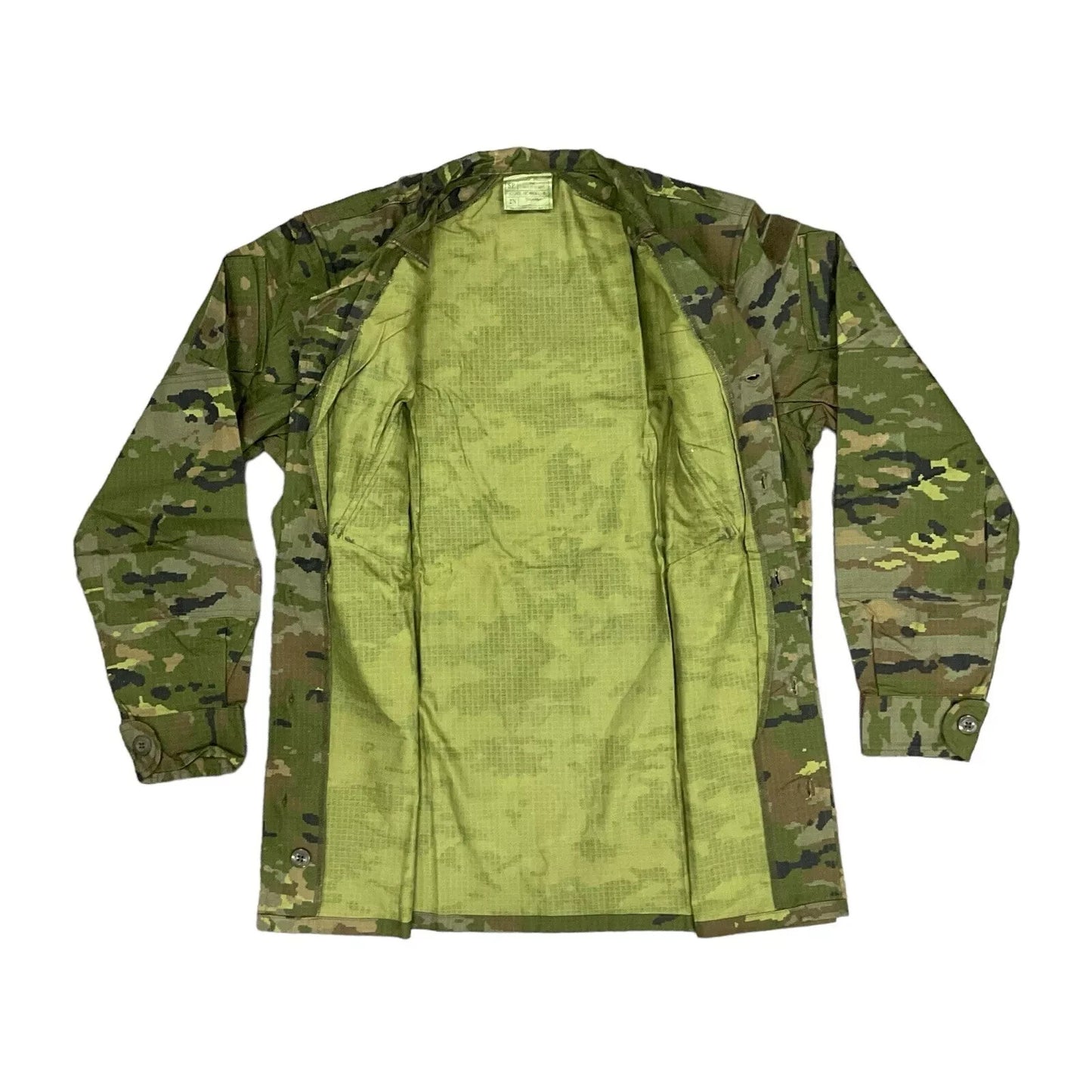 New Spanish Army Military M09 Woodland Camouflage Ripstop Shirt - 4 C