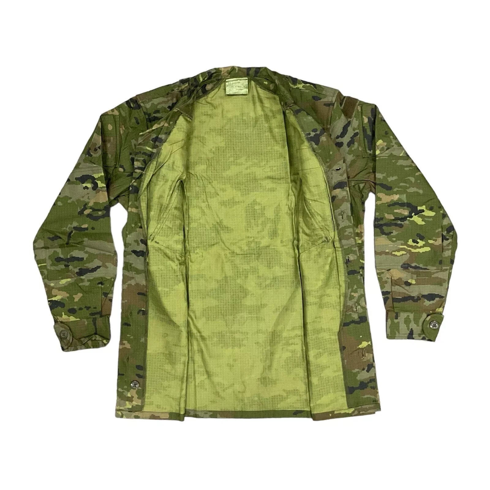 New Spanish Army Military M09 Woodland Camouflage Ripstop Shirt - 4 C