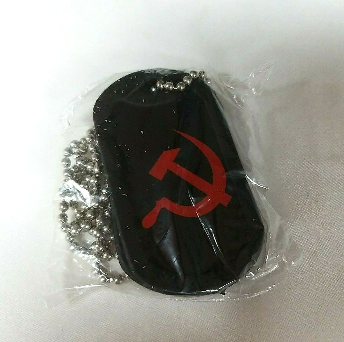 Brand New Novelty Military Style Communist Soviet Dog Tags Identity necklace