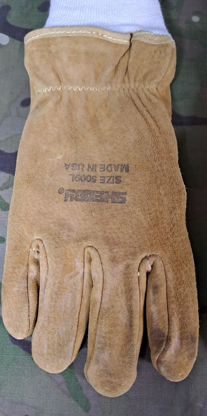Shelby Firewall Firefighting Firefighter Gloves Gold Brown Size: Large L