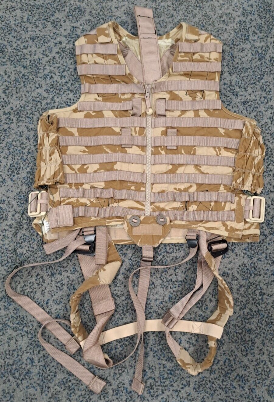 RARE Original RAF Desert DPM MK60 Life Preserver Armour Capable Vest Size 4
