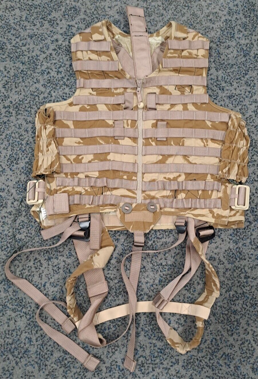 RARE Original RAF Desert DPM MK60 Life Preserver Armour Capable Vest Size 4