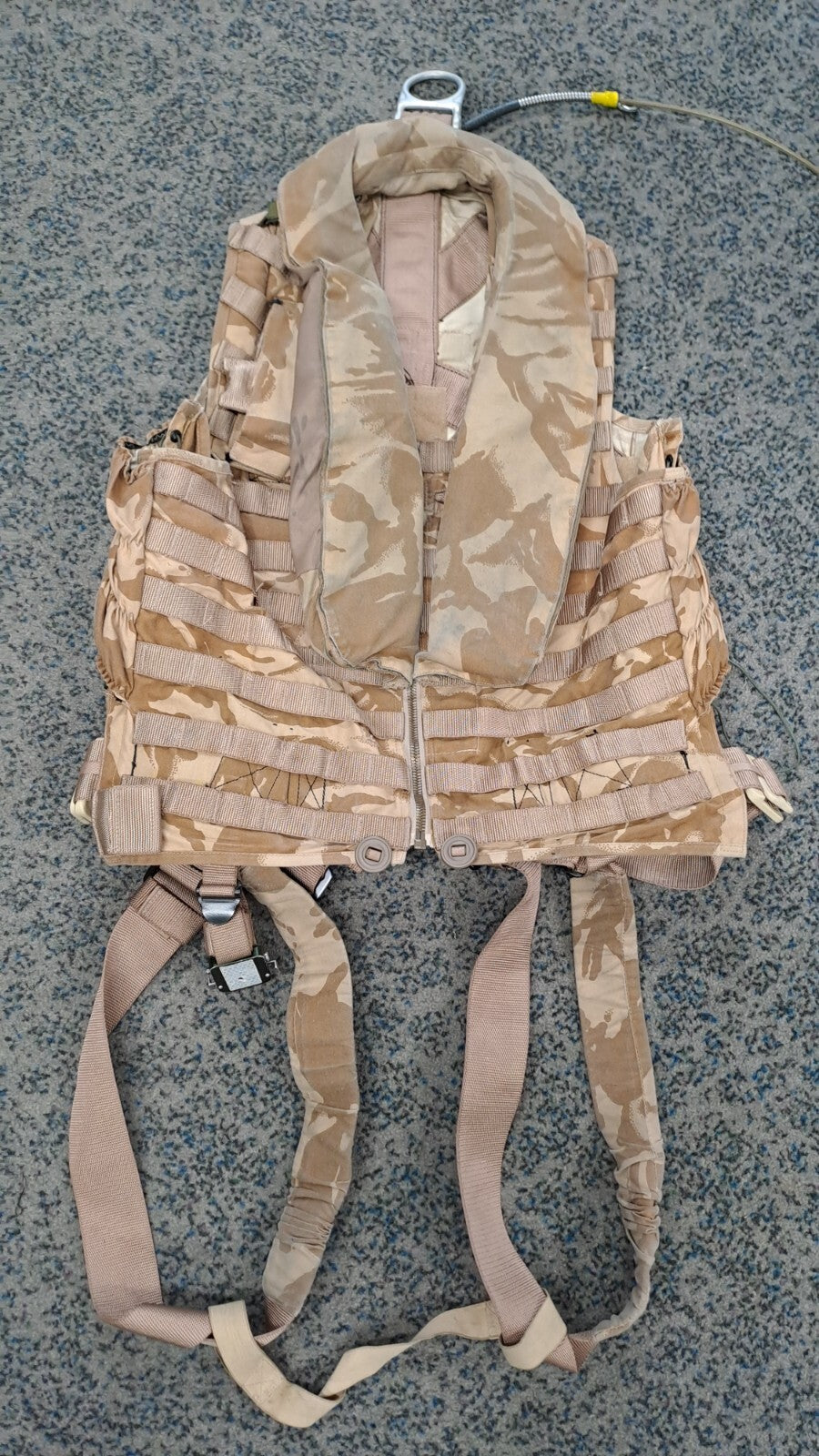 RARE Original RAF Desert DPM MK60 Life Preserver Armour Capable Vest Size 3