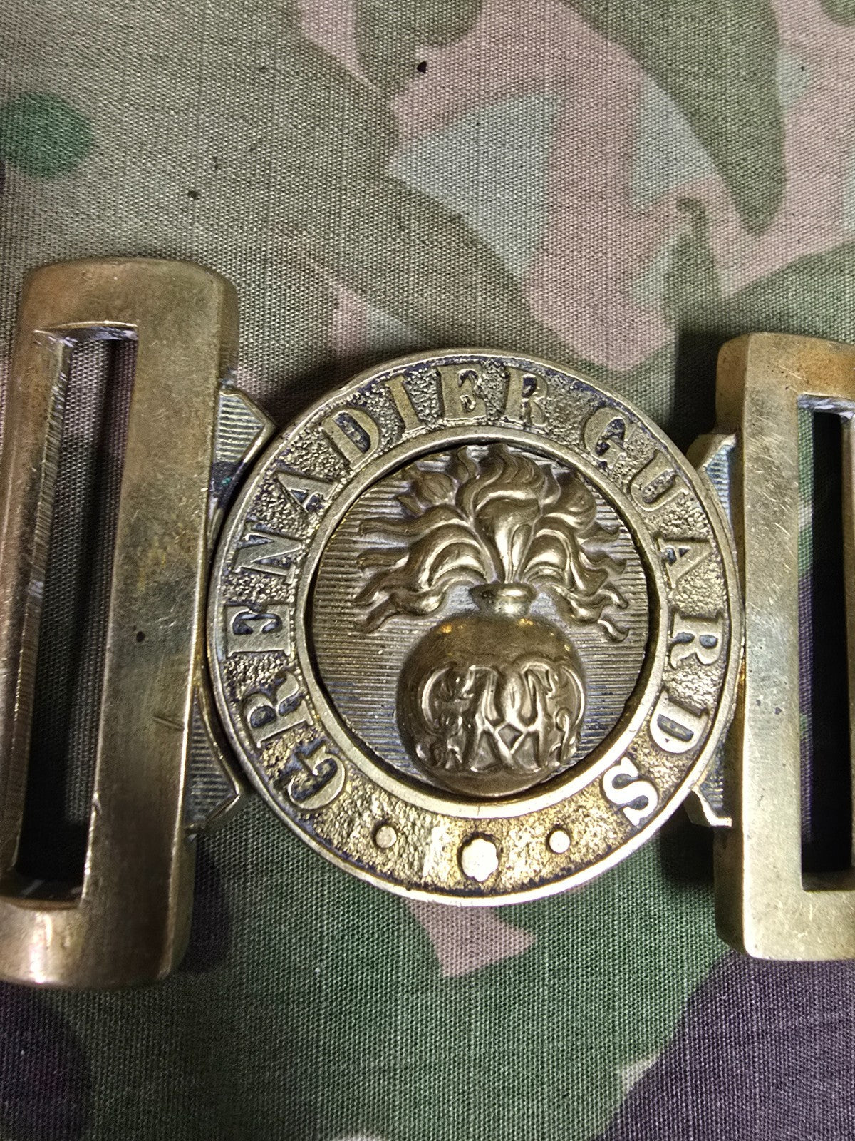 George V Grenadier Guards Waist Belt Clasp – British Army Brass Buckle Original