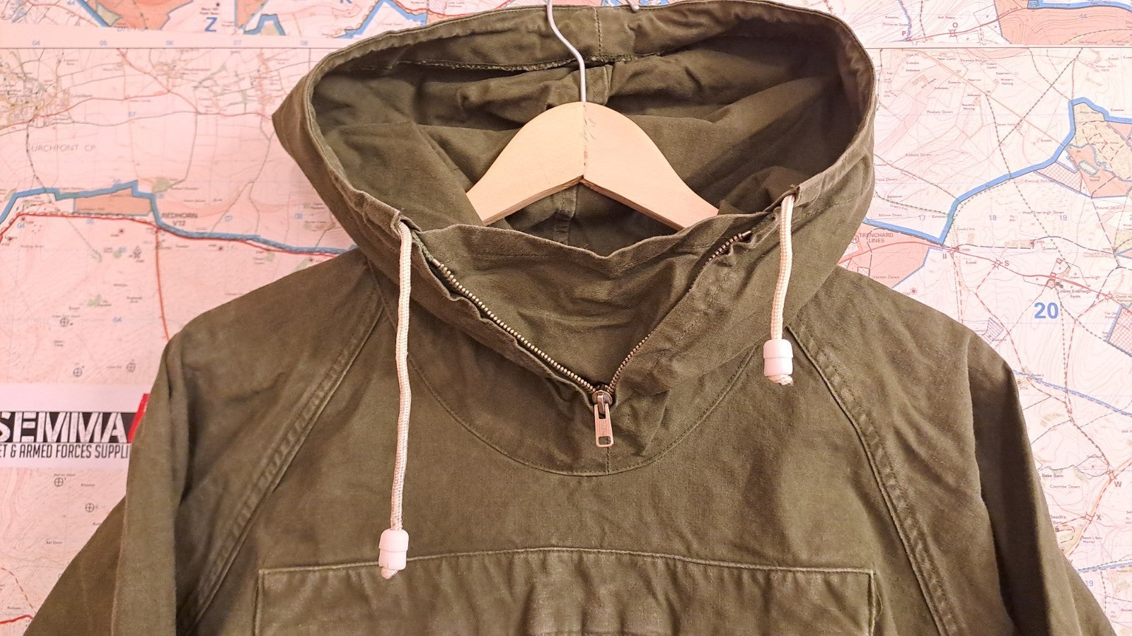 Genuine Vintage British Army Cadet Windproof Mountain Smock Military Oasis Mod
