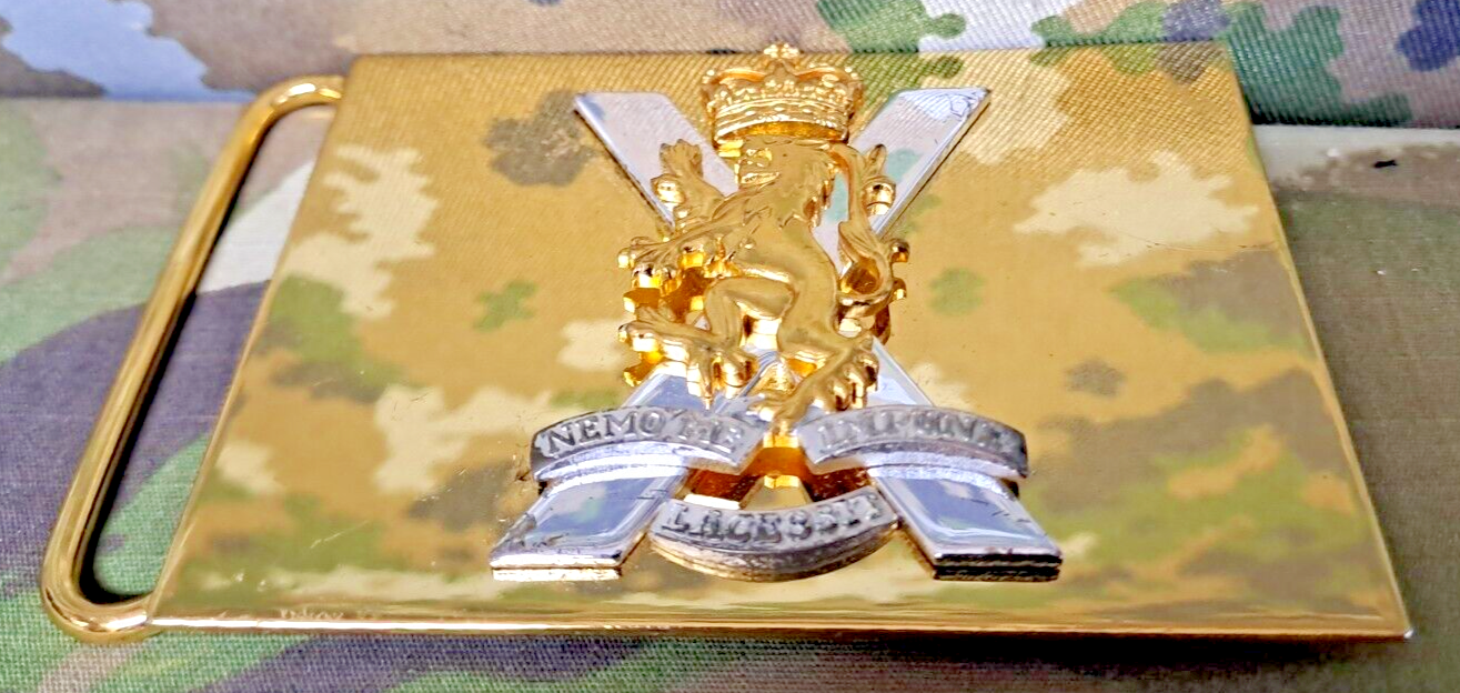 British Army Military Surplus Royal Regiment of Scotland Parade Belt Buckle