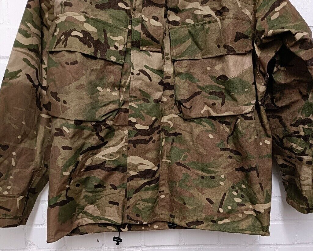 NEW BRITISH ARMY SAS MTP CAMO GORE-TEX MVP WATERPROOF COMBAT JACKET - 170/104